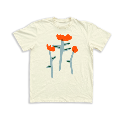 Tulips Unisex Tee - Cream (8362151903453)