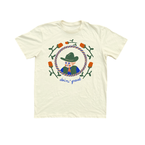 Carefree Ranger Unisex Tee - Cream