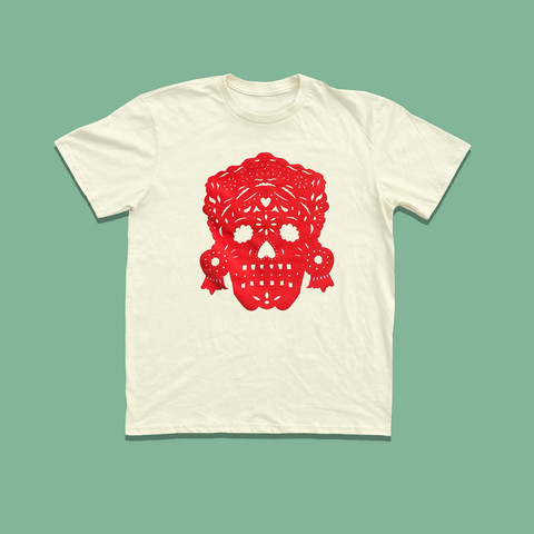 Día De Los Muertos Unisex Tee - Cream