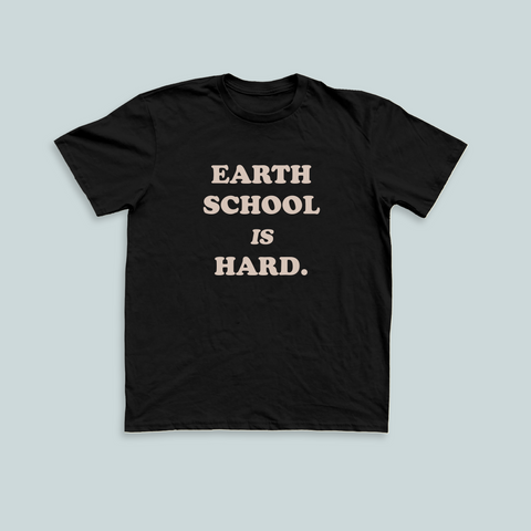 Earth School Unisex Tee Black PREORDER