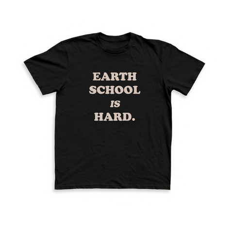 Earth School Unisex Tee Black PREORDER