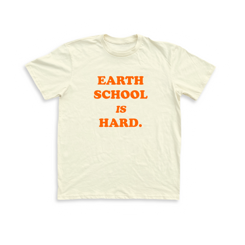 Earth School Unisex Tee Cream PREORDER