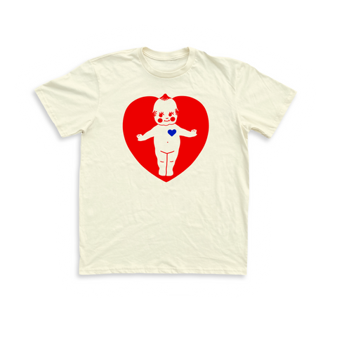 Heart Things Unisex Tee - Cream