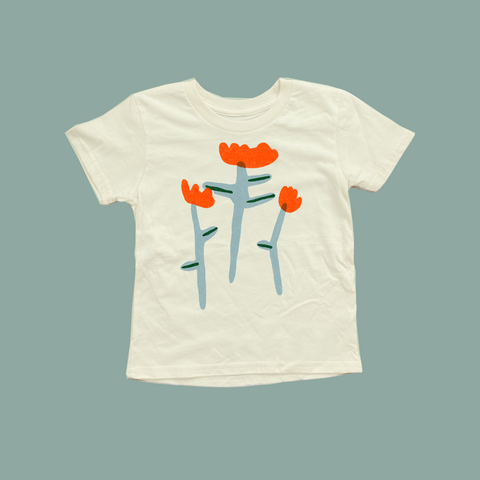 Tulip Youth Unisex Tee Cream (8362160029917)